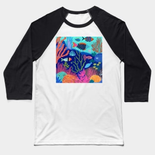 Tropical seas Baseball T-Shirt